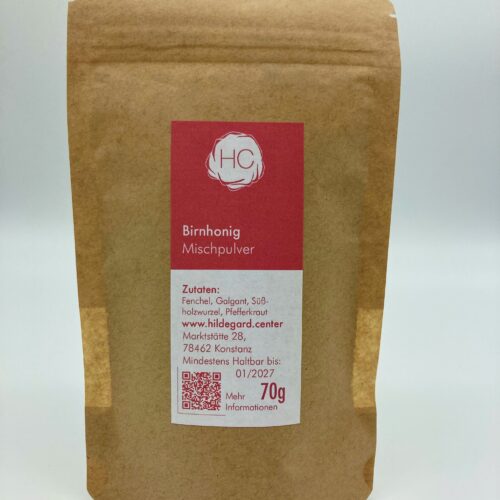 Hildegard Birnhonig Mischpulver 70g Goldlatwerge mit Bitterfenchel